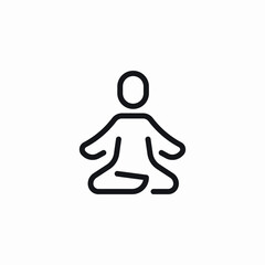 mind relax icon sign vector