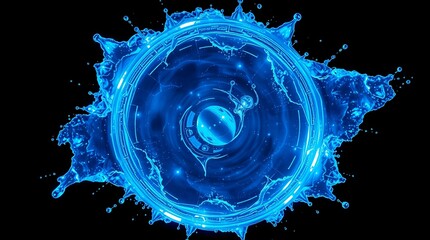Water Effect Suitable for Photoshop Screen mode SET_1