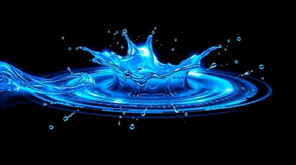 Water Effect Suitable for Photoshop Screen mode SET_1