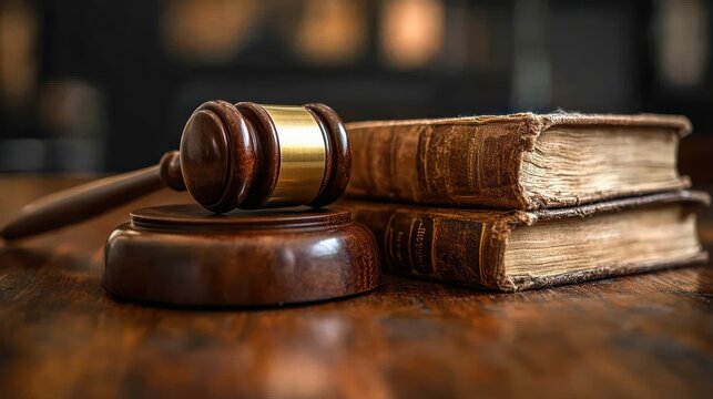 Lawyer Reviewing Evidence in Court for Patent Dispute Legal Defense Preparation