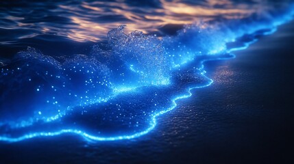 Symbolic representation of glowing tides