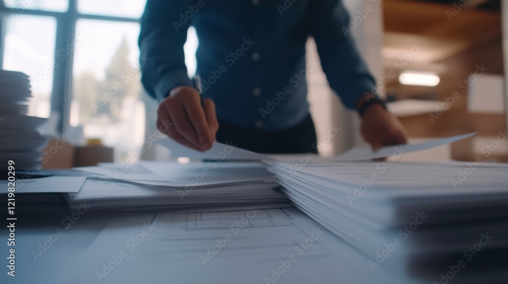 Poster abstract design elements with soft lighting and drafts