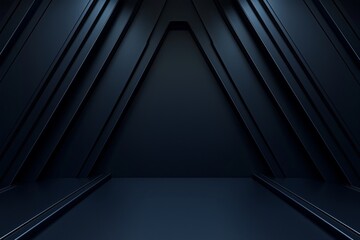 Fototapeta premium Abstract Dark Geometric Background Design