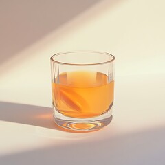 Fresh Orange Juice Glass High Quality Photo