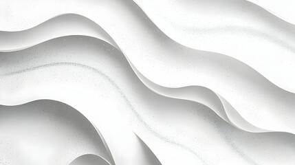 Obraz premium Abstract white wavy background texture (1)