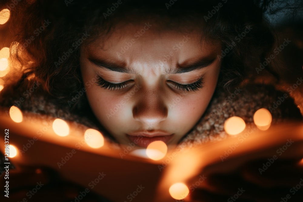 Poster a person holding a letter, their expression pained and ashamed as they read its contents, light filt