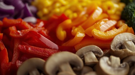 Colorful Veggie Platter with Natural Lighting