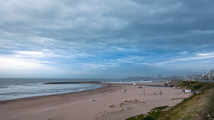 Mar del Plata landscape Dea and sky