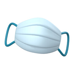 3d illustration of  medical mask