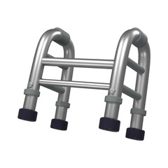 3d illustration of  walker medical equipment