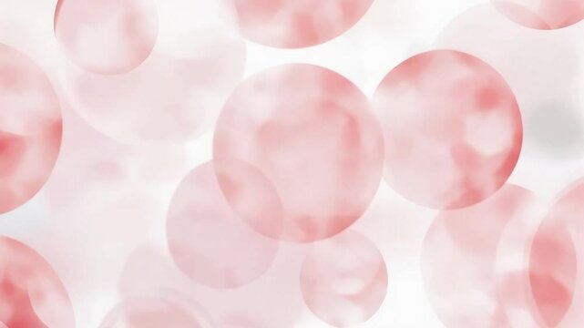 Ethereal Red Bubble Background with Soft Textured Layers