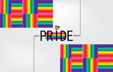 Radiate Love Happy Pride Month Design