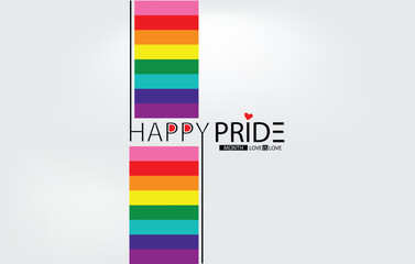 Together We Shine Happy Pride Month Design