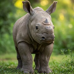 Obraz premium Nashornbaby