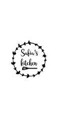 Personalized Kitchen SVG Design – Custom Name Artwork for Aprons, Signs, Mugs, and Gifts