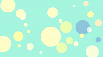 Pastel Circle Abstract: A Serene and Dreamy Composition