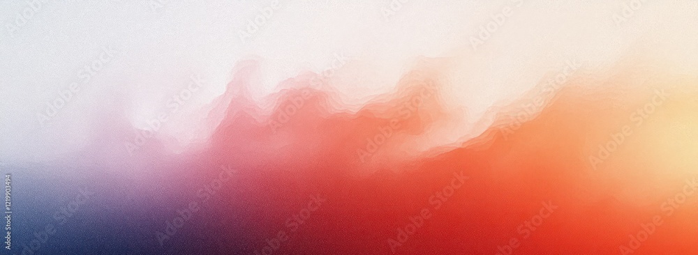 Poster soft white warm red gradient background abstract design ethereal watercolor poster header
