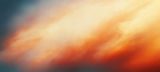 Fototapeta premium Abstract Gradient Background with Soft Orange and Gray Hues and Grainy Texture for Vintage and Grunge Designs