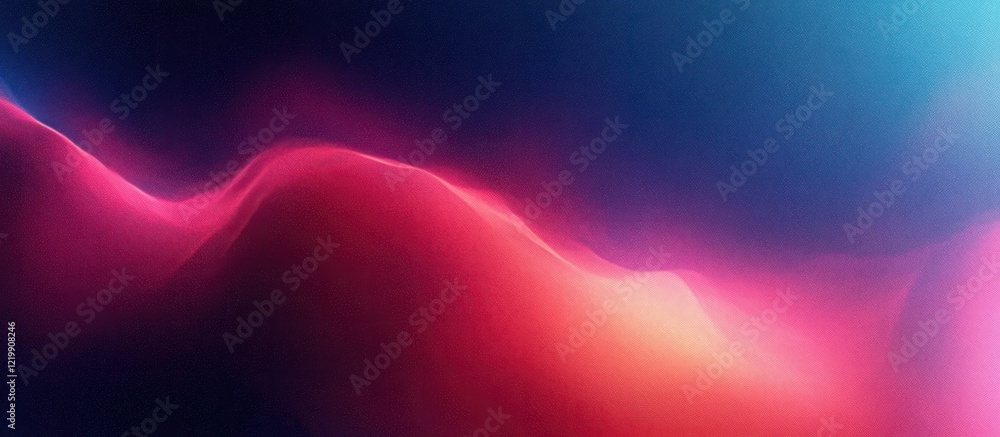 Poster vibrant gradient abstract background with dynamic lighting effects smooth transitions deep blue brig
