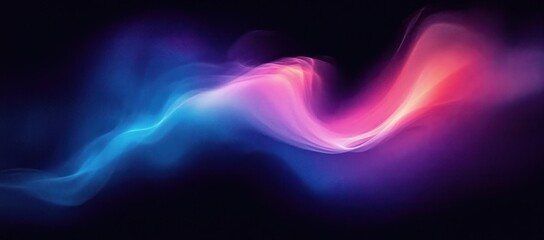 Fototapeta premium Abstract Vibrant Grainy Background in Purple Blue and Black with Glowing Gradient Texture for Poster Banner and Cover Design