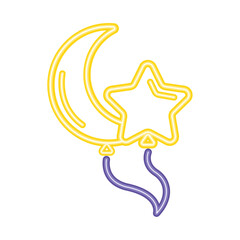 balloons helium neon decoration