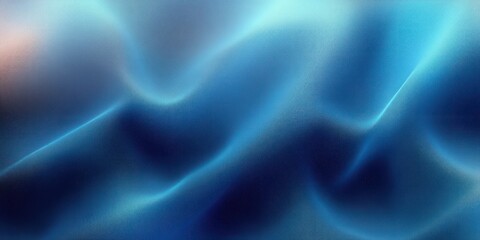 Obraz premium Abstract Blue Gradient Background with Soft Focus Ethereal Lighting and Smooth Curved Lines