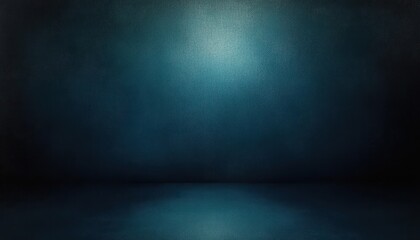 Serene Abstract Design with Smooth Gradient from Deep Navy to Soft Teal and Subtle Textures