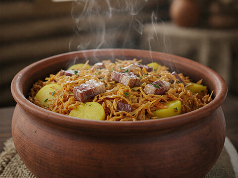 Mulgikapsad is a traditional Estonian dish made with shredded cabbage, pork belly, and potatoes. This hearty stew is a popular winter dish and is often served with rye bread.