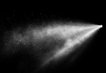water mist droplets spray fog liquid air freshness black and white high contrast minimalist