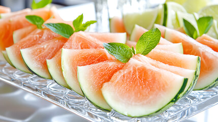 Certainly! Here's a sentence describing the image using the provided keywords:

A plate of gourmet smoked salmon sandwiches with fresh dill and red caviar makes a healthy and elegant appetizer or ligh