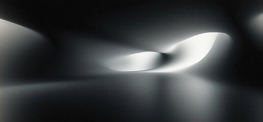 Minimalistic Abstract Soft Gray Black Gradient Background Noise Texture Blurred Calm Design