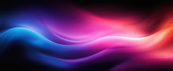 Abstract Vibrant Colorful Swirling Gradient Design with Purple Blue Pink Flowing Motion and Ambient Lighting