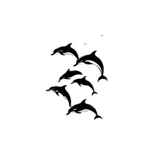 Fototapeta premium Dolphin Vector Logo Design