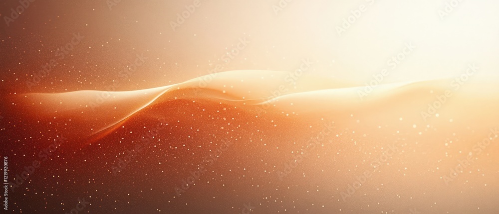 Poster abstract warm brown cream gradient background soft light dreamy minimalistic smooth transitions