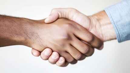 Two hands shaking hands