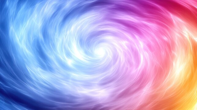 Abstract swirling light in vibrant colors.