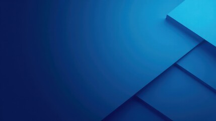 Obraz premium Abstract Blue Geometric Shapes Background Design Featuring Layered Rectangles and Gradient Shades for Modern Corporate Branding
