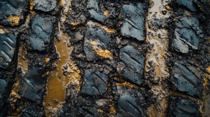 Vibrant Muddy Track with Natural Lighting Details
