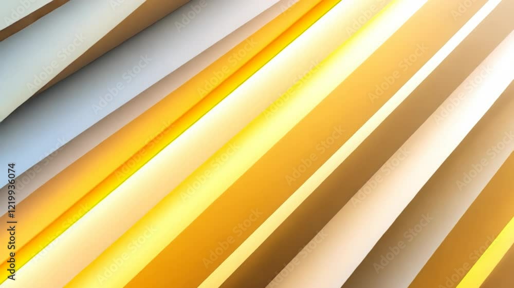 Poster dynamic interplay of golden hues and geometric forms in a modern abstract art display inspired by li