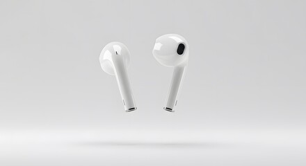 Wireless Earbuds: A Minimalist Product Shot