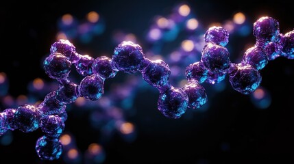 Glucagon-like Peptide 1 Molecule Structure - Type 2 Diabetes Management
