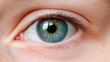 Obraz premium Innovative eye health services addressing the growing issue of digital eye strain by offering blue light technology to protect vision enhance eye comfort