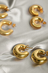 jewelry on white background