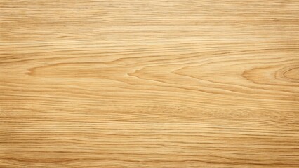 Naklejka premium Horizontal Light Brown Wood Grain Texture Background - Rustic Wooden Surface