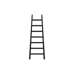 Ladder, Stairs icon. vector flat black simple linear illustration for web and app..eps