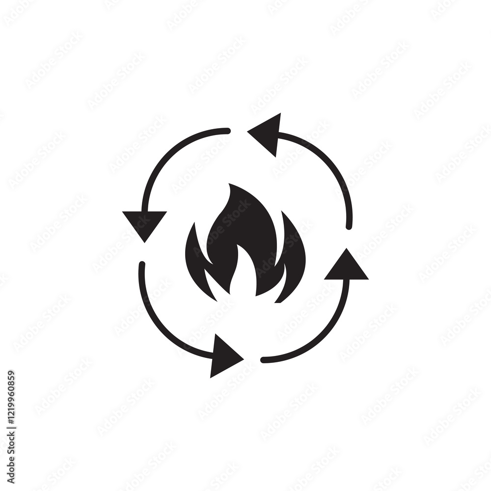 Poster metabolism, process icon.vector flat black simple trendy style illustration for web and app..eps