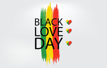 Festival of Colors Black Love Day Design