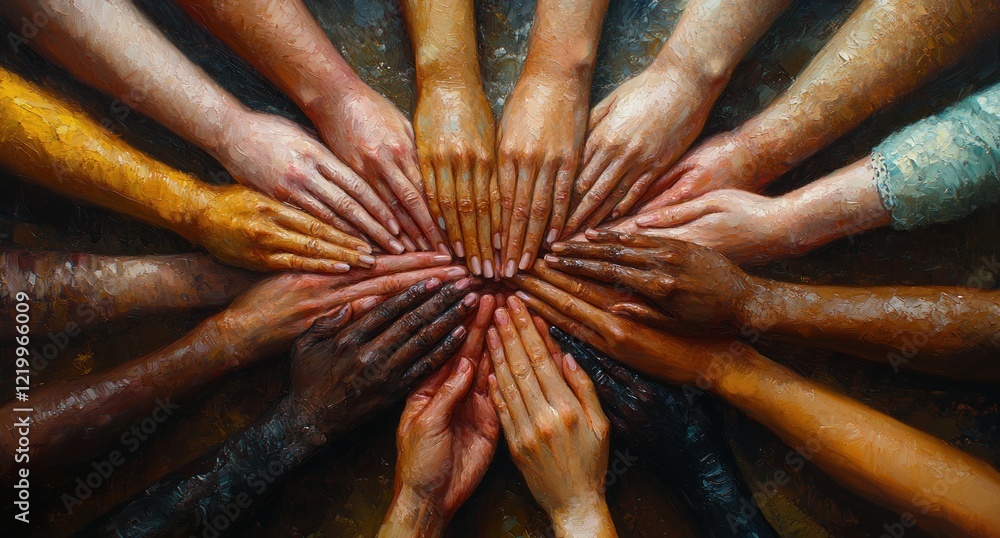 Poster Hands Uniting in Diversity for Collaborative Success in a Professional Environment
