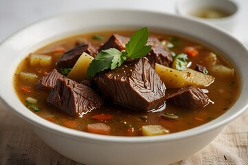 Mannish Wata with Tender Goat Meat