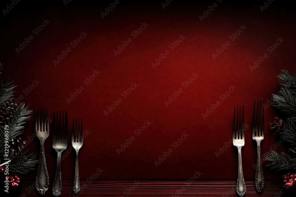 Poster table set with silverware and utensils ready for dining in a formal setting with plates and napkins